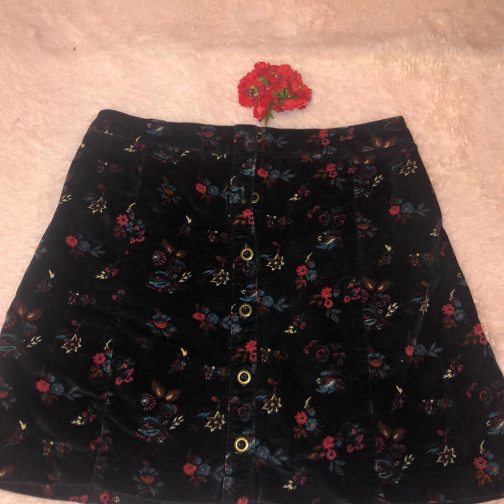Buttoned Skirt